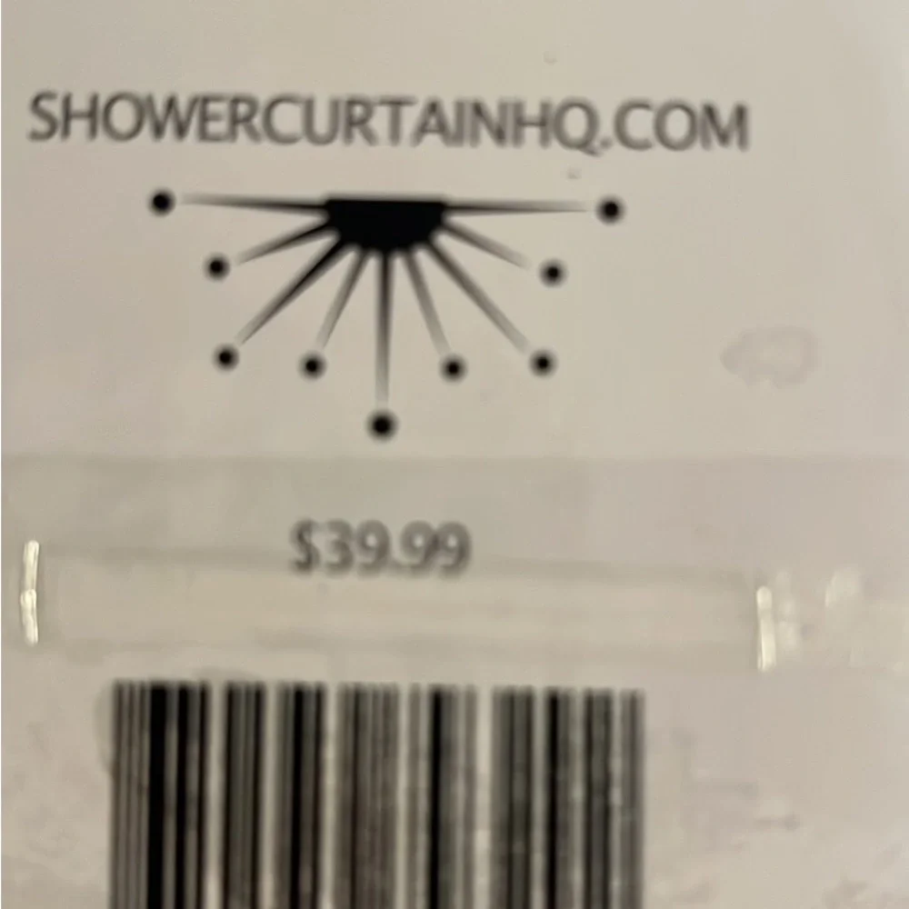 HQ Black and White Chevron fabric Shower Curtain
